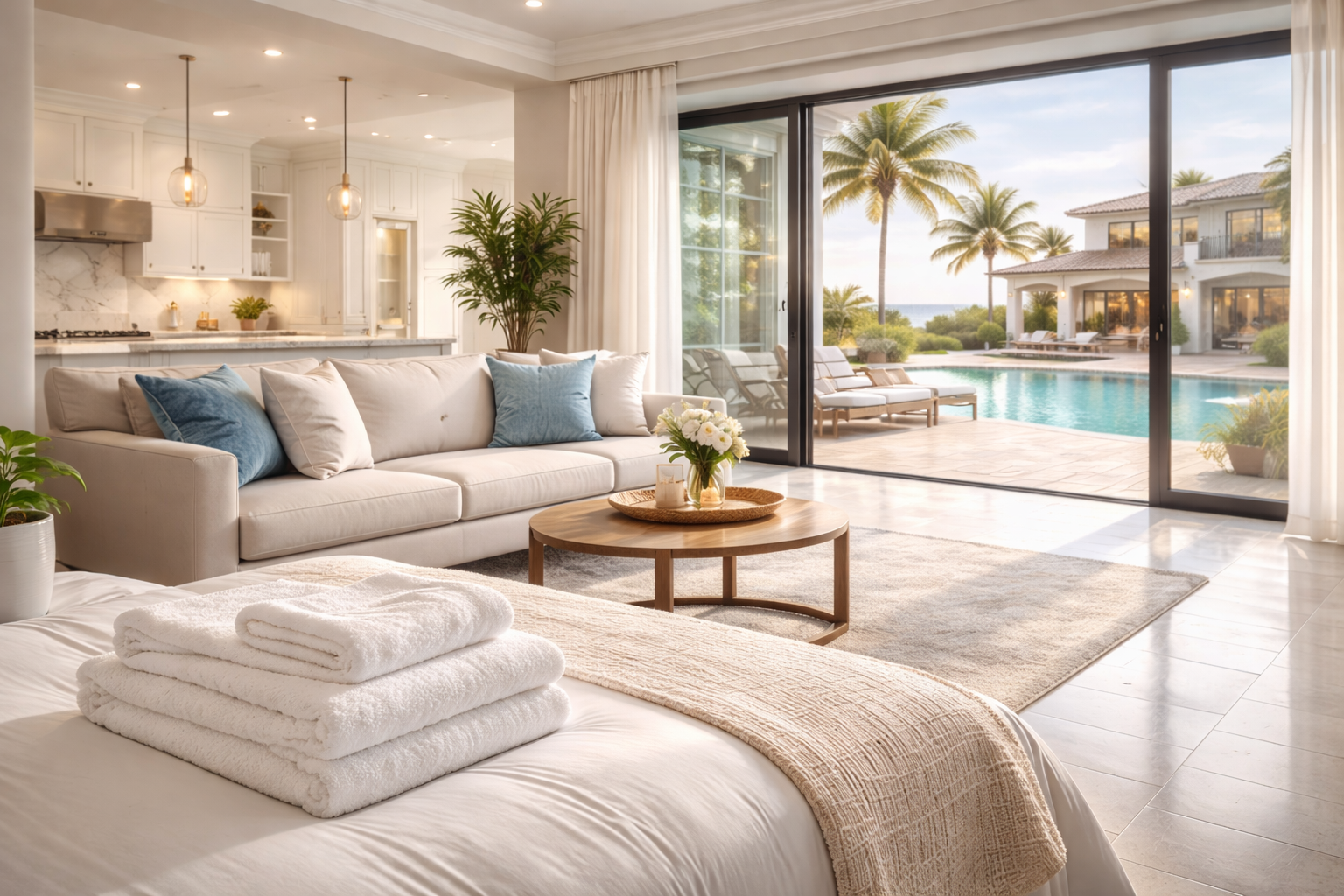 Hospitality cleaning and staging presentation